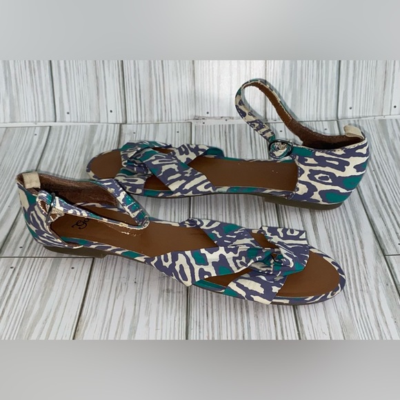 GAP Girls Animal Print Strapy Sandals Size 2 - Picture 6 of 7